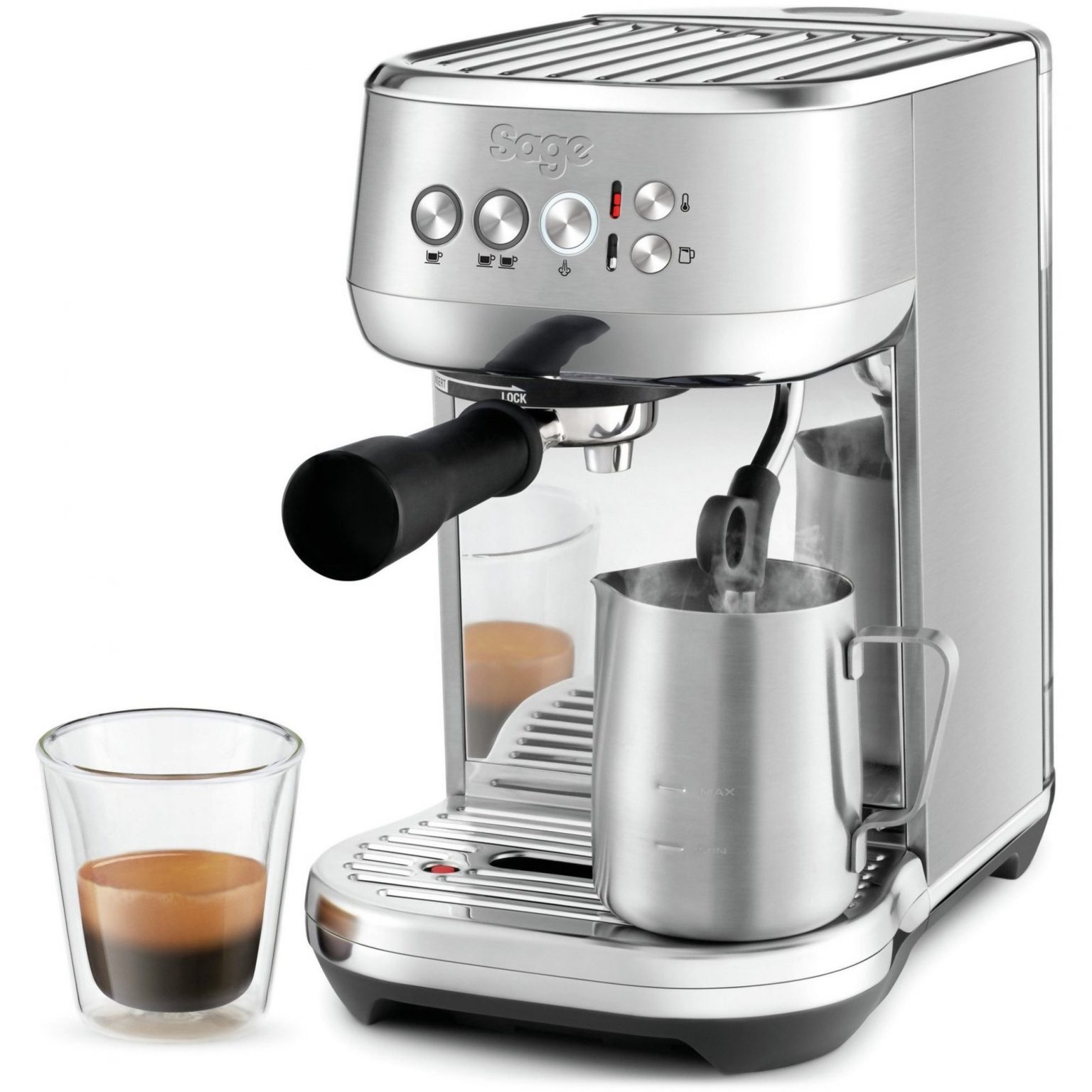 Sage SES500SST The Bambino Plus espressomaskine