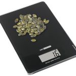 Hushållsvåg Piano Svart