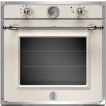 Bertazzoni F609HEREKT Heritage inbyggd ugn cremevit/krom 60 cm.