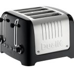 Brödrost Lite gloss Blank Svart 4 Skivor