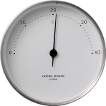 Henning Koppel Termometer 10cm Stål/Vit