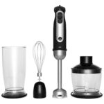 Stavmixer Set SM-1FP Stål/svart