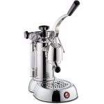 La Pavoni Stradivari Professional Espressomaskin Rostfritt stål med svarta handtag LPLSPL01EU