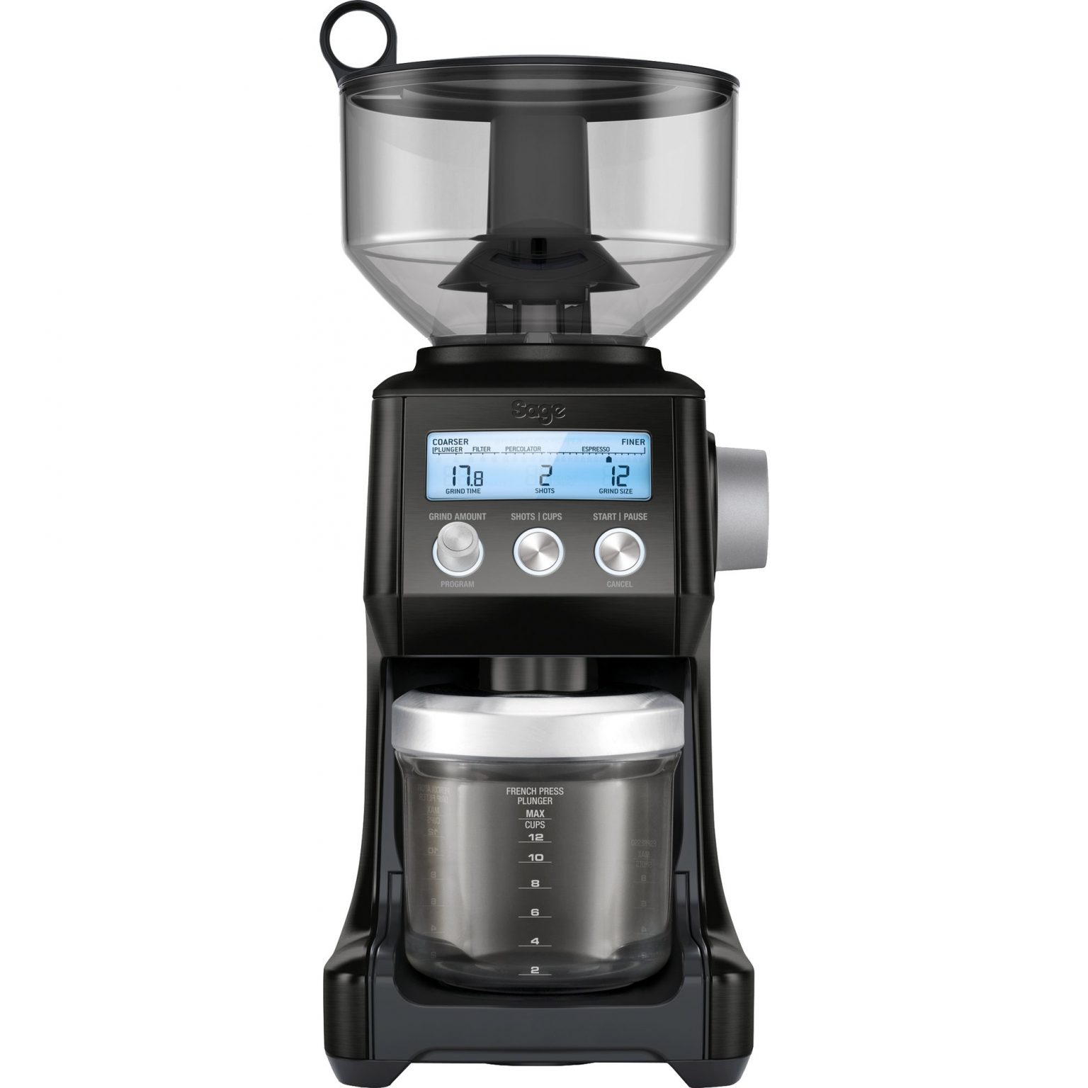 Sage BCG820BST The Smart Grinder Pro kaffekvarn koksgrå