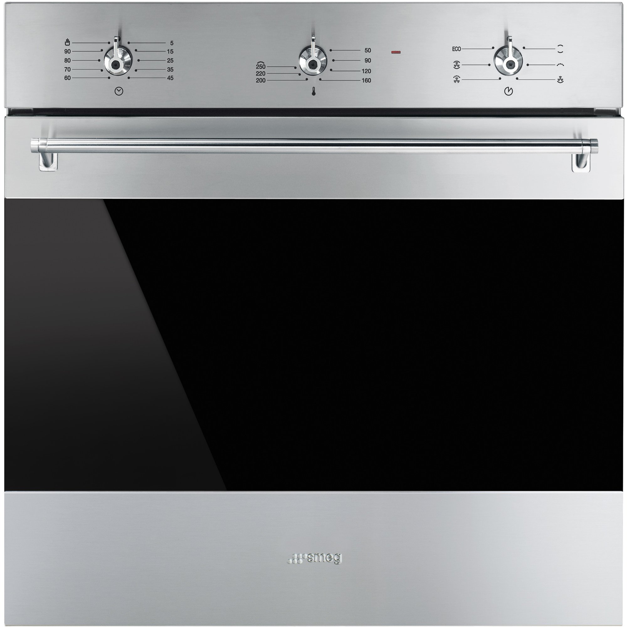 Smeg 60 cm Classic Multifunktionsugn i Rostfritt Stål
